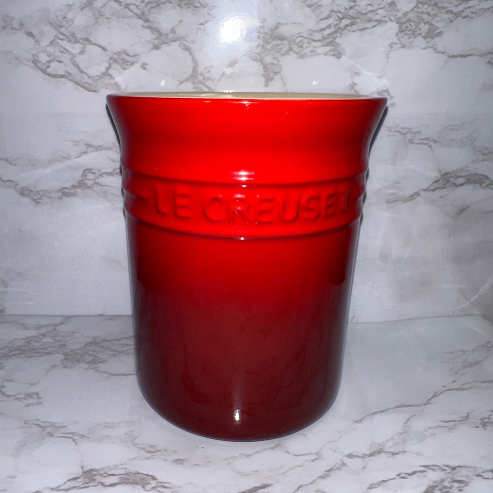 Le Creuset Red Utensil Holder